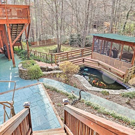 Asheville Mountain Getaway With Patio And Koi Pond! Eksteriør bilde